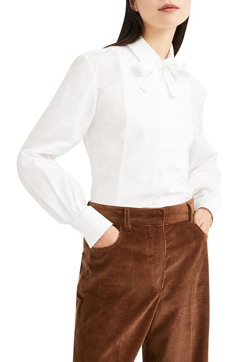 alsazia white shirt with bow detail