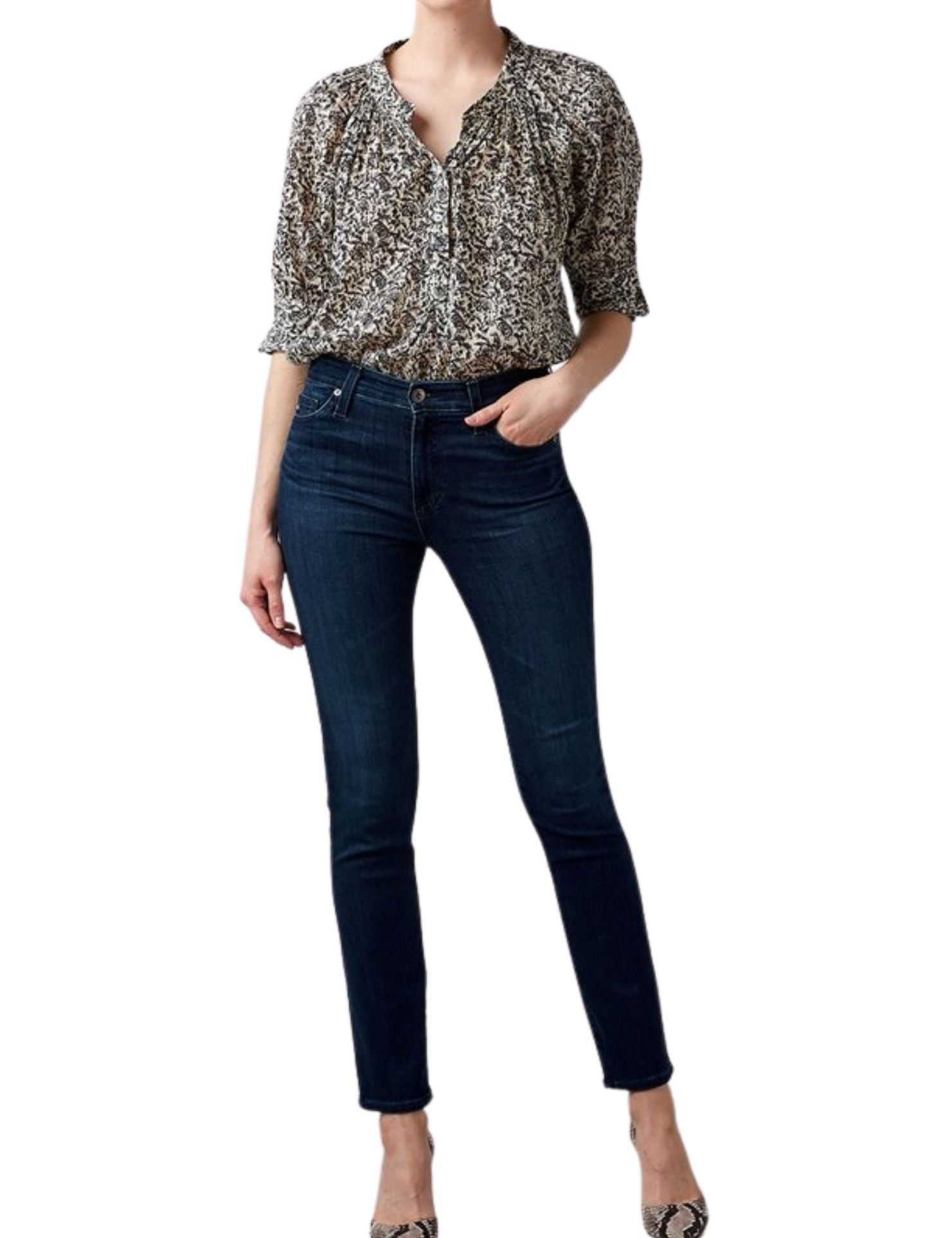 Mari Oasis Dark Denim Jeans