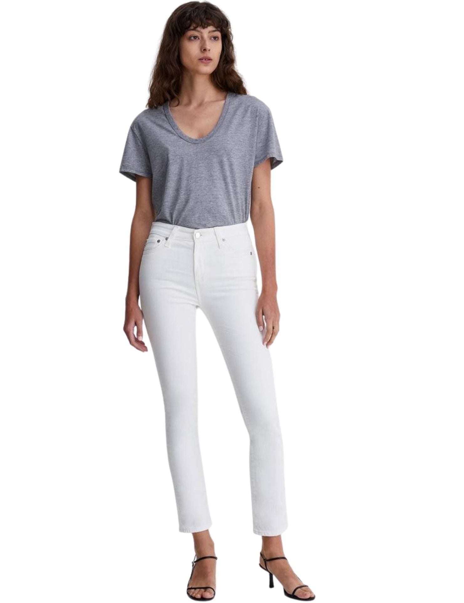 Mari Tonal White AG Jeans