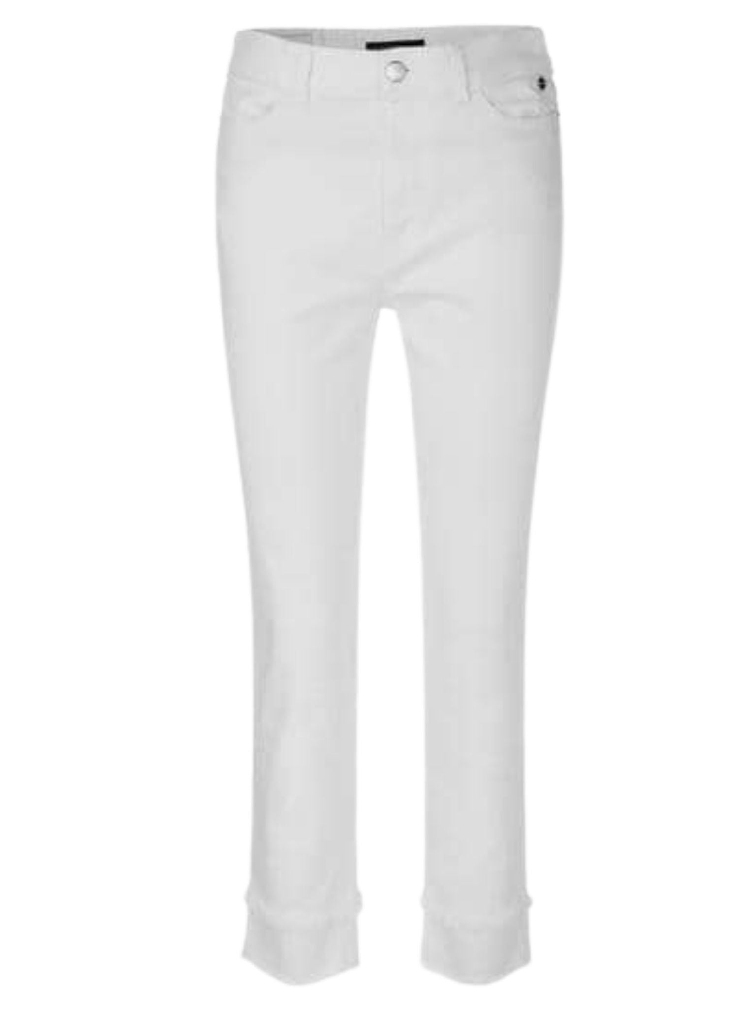 White capri jeans hot sale with fringe