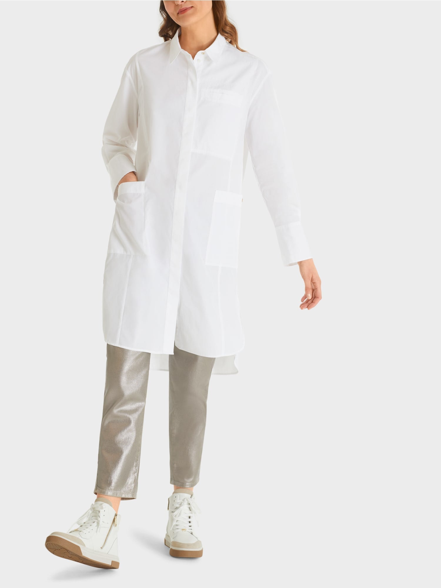 White Shirtmaker Dress