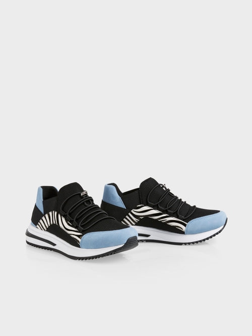 Black/Blue Sneaker