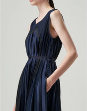 Whirl Navy Dress