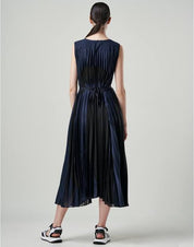 Whirl Navy Dress