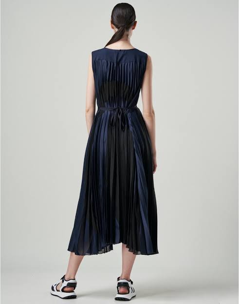 Whirl Navy Dress