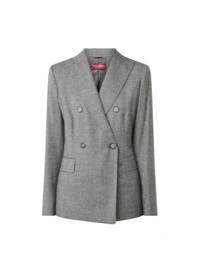 Gallia Double-Breasted Stretch-Wool Jacket