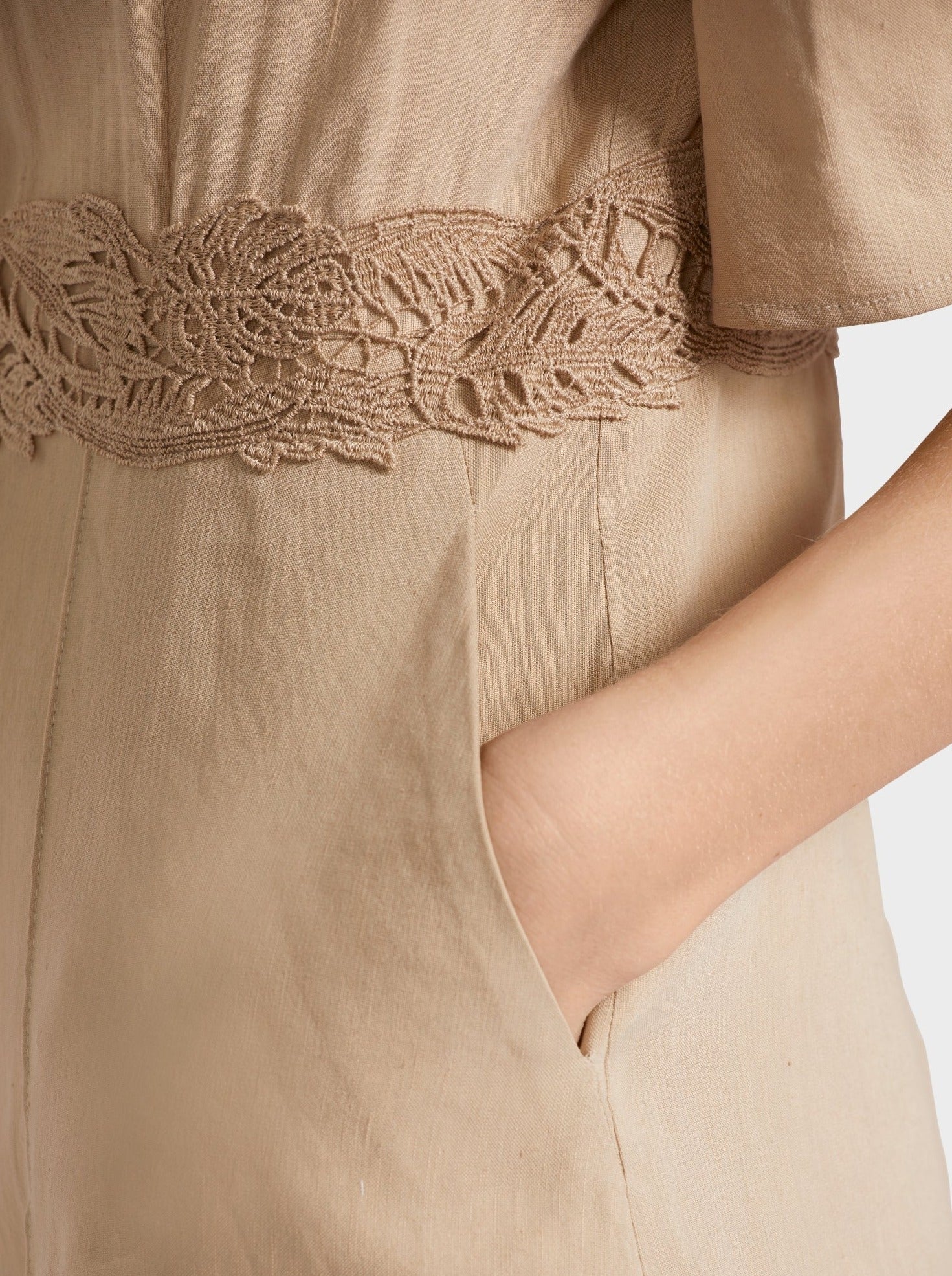 Fitted Linen Dress