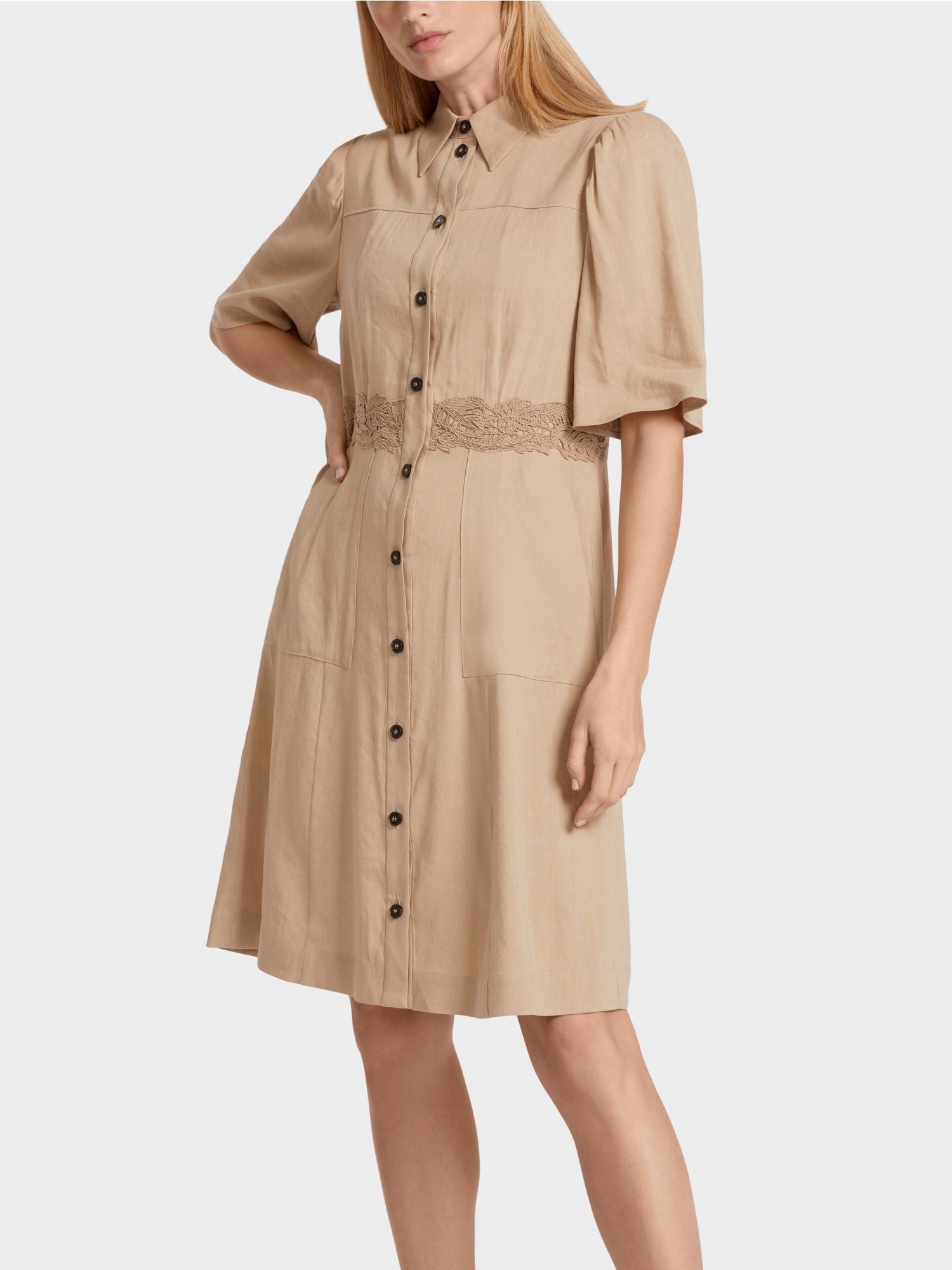 Fitted Linen Dress