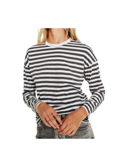Fay L/S Crew Neck Stripe