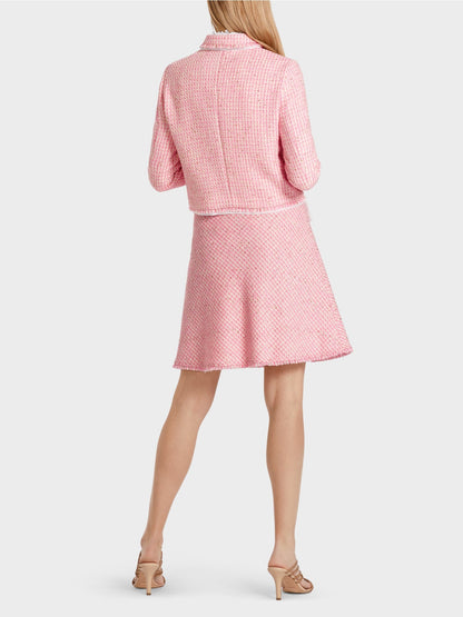 Short Jacket in Boucle Pink