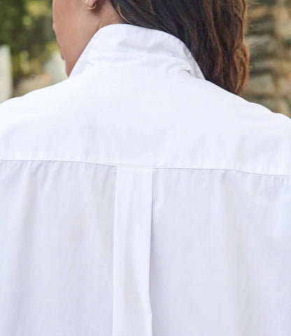 Joedy Boyfriend Button-Up Shirt White Superluxe