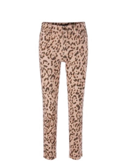 Slim leopard jeans