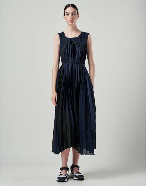 Whirl Navy Dress