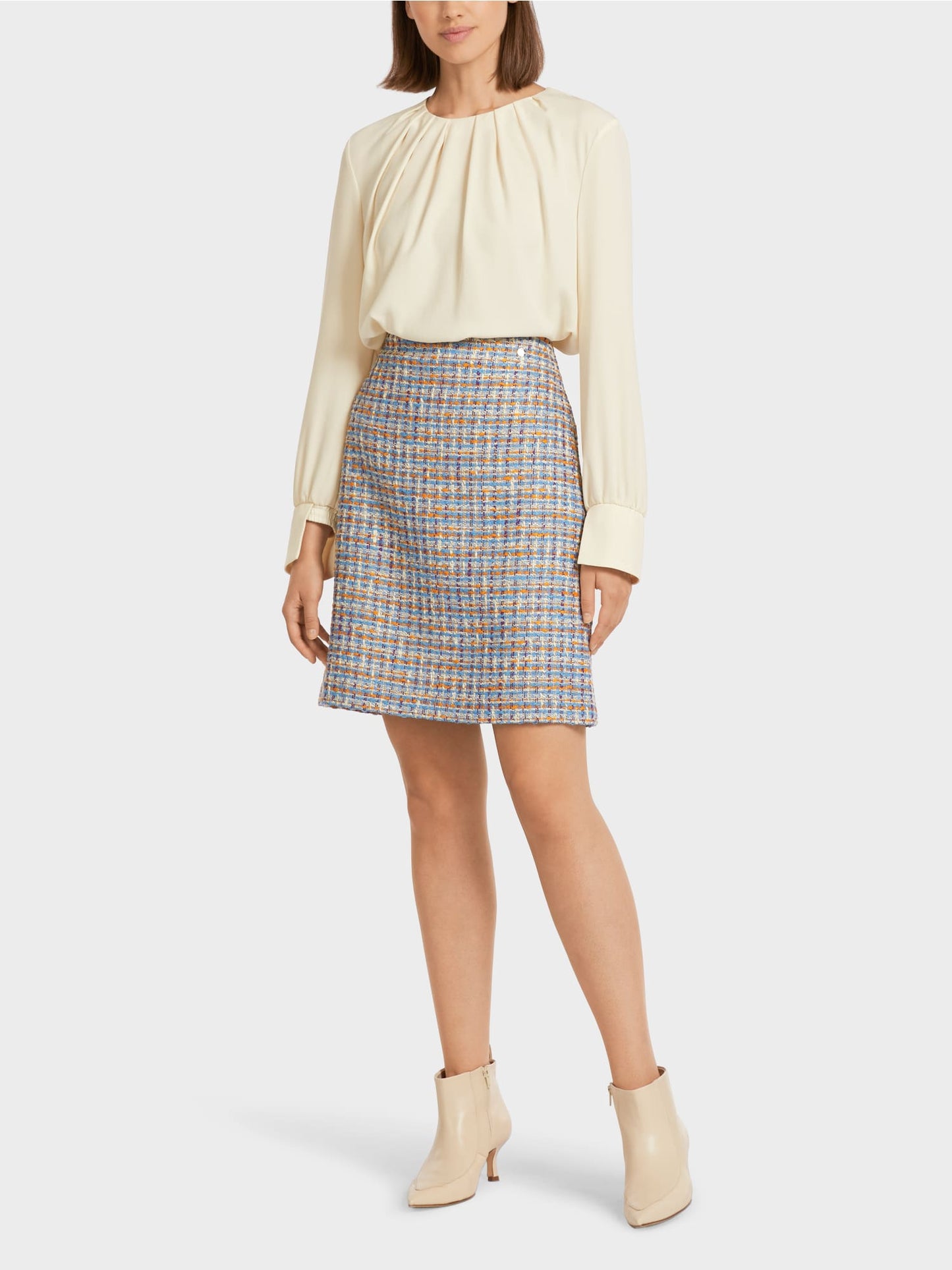 Skirt in cotton bouclé