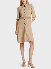 Fitted Linen Dress