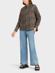 Shirt-style blouse