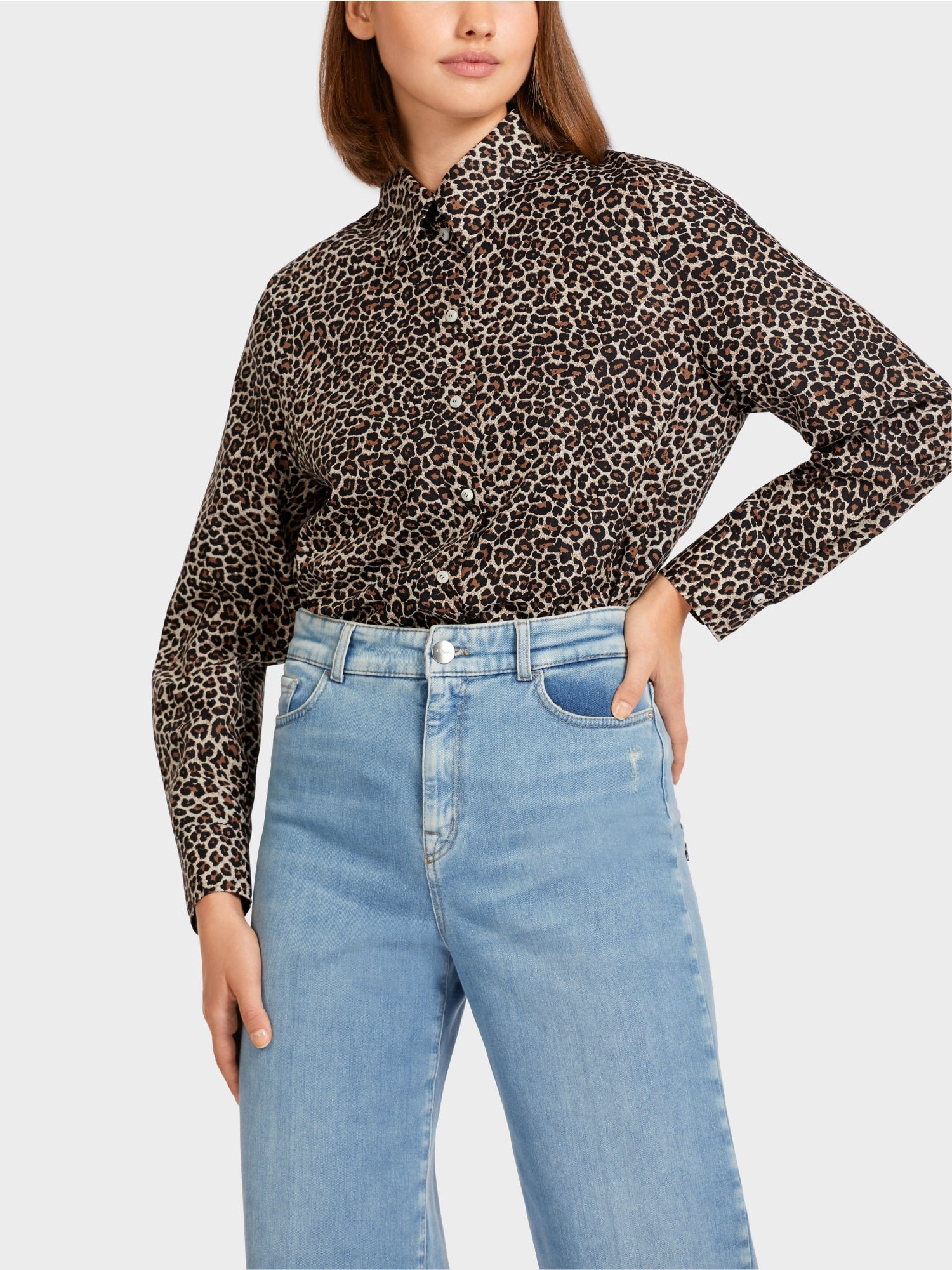 Shirt-style blouse